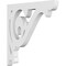 Ekena Millwork Bordeaux Architectural Grade PVC Bracket, 5/8"W X 6"D X 6"H BKTP01X06X06BO - alternate 1